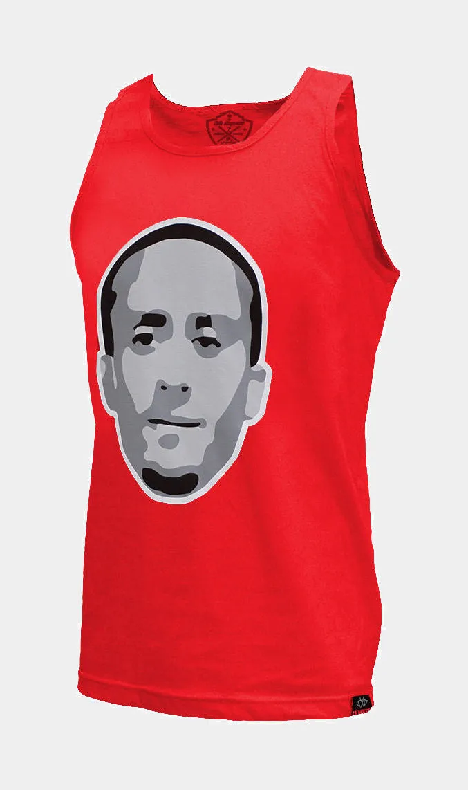 Worn By Kaepernick - Supply & Demand Face Tank Top Mens Tank (Red)