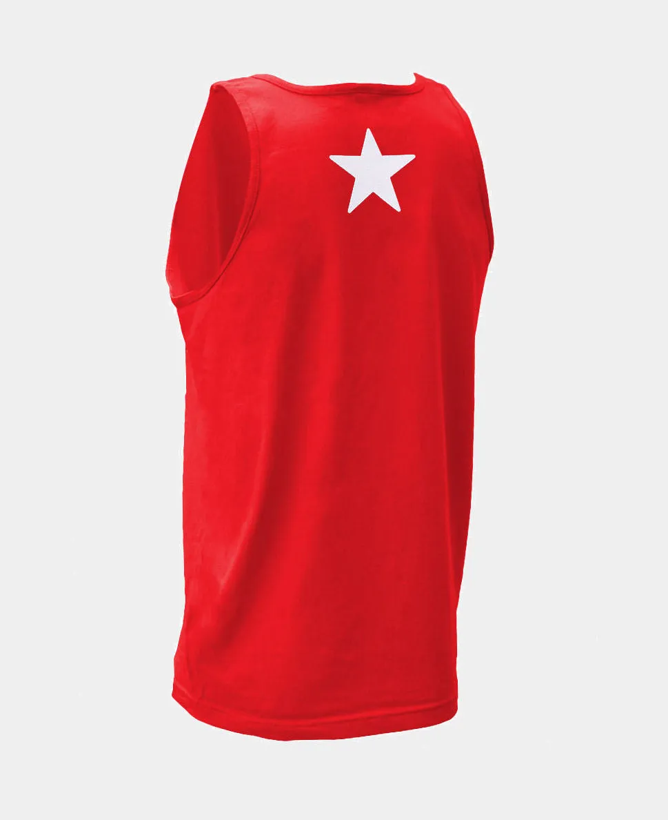 Worn By Kaepernick - Supply & Demand Face Tank Top Mens Tank (Red)